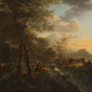Talian Landscape with Draughtsman