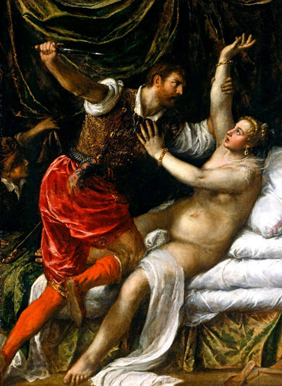 Tarquin and Lucretia in study