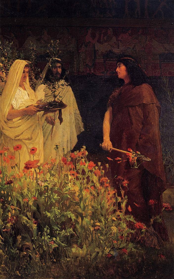 Tarquinius Superbus by Sir Lawrence Alma-Tadema — hand-painted cultural oil painting reproduction on canvas
