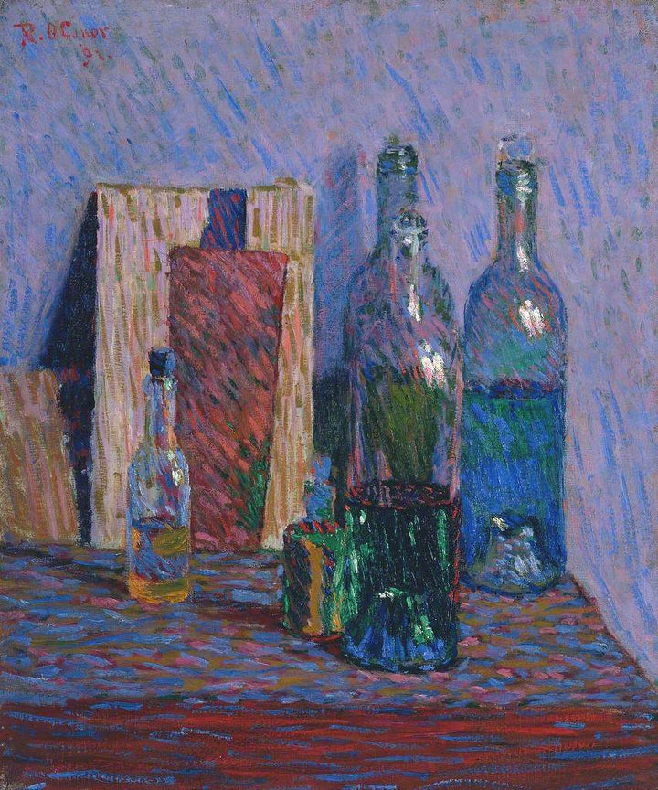 Still Life with Bottles by Roderic O'Conor — hand-painted photography oil painting reproduction on canvas