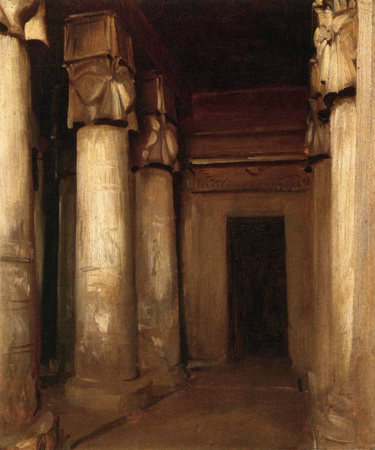 Temple of Denderah - John Singer Sargent