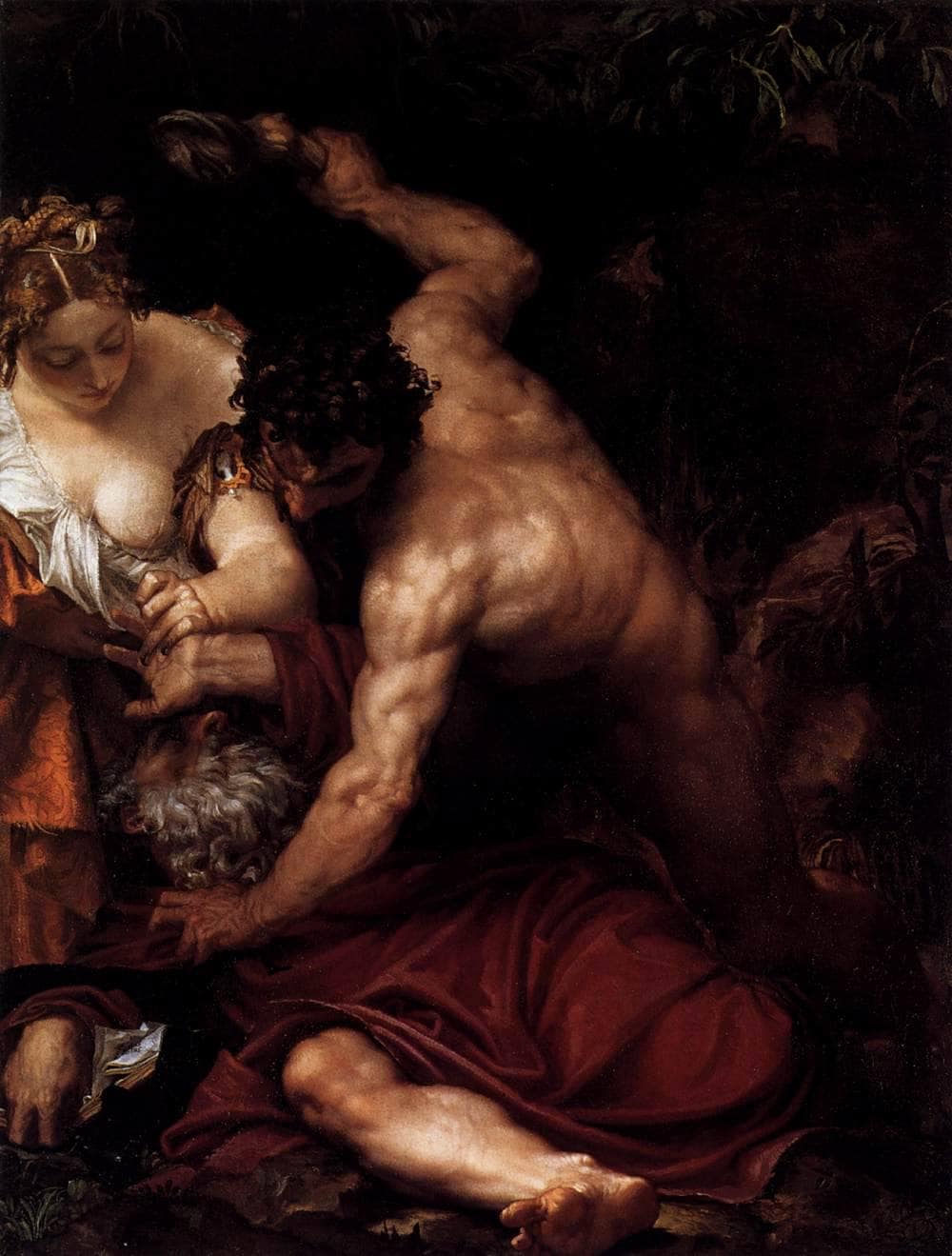 Temptation of St Anthony by Paolo Veronese — hand-painted cultural oil painting reproduction on canvas