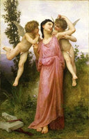 Tender Thoughts by William-Adolphe Bouguereau — hand-painted cultural oil painting reproduction on canvas