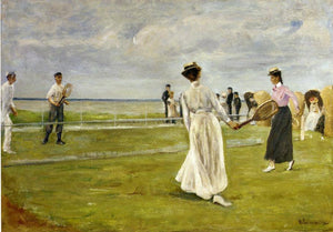 Tennis Game by the Sea - Max Liebermann