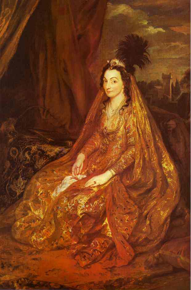 Teresia, Lady Shirley by Anthony van Dyck — hand-painted portrait oil painting reproduction on canvas