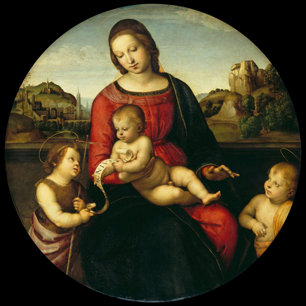 Terranuova Madonna by Raphael — hand-painted cultural oil painting reproduction on canvas