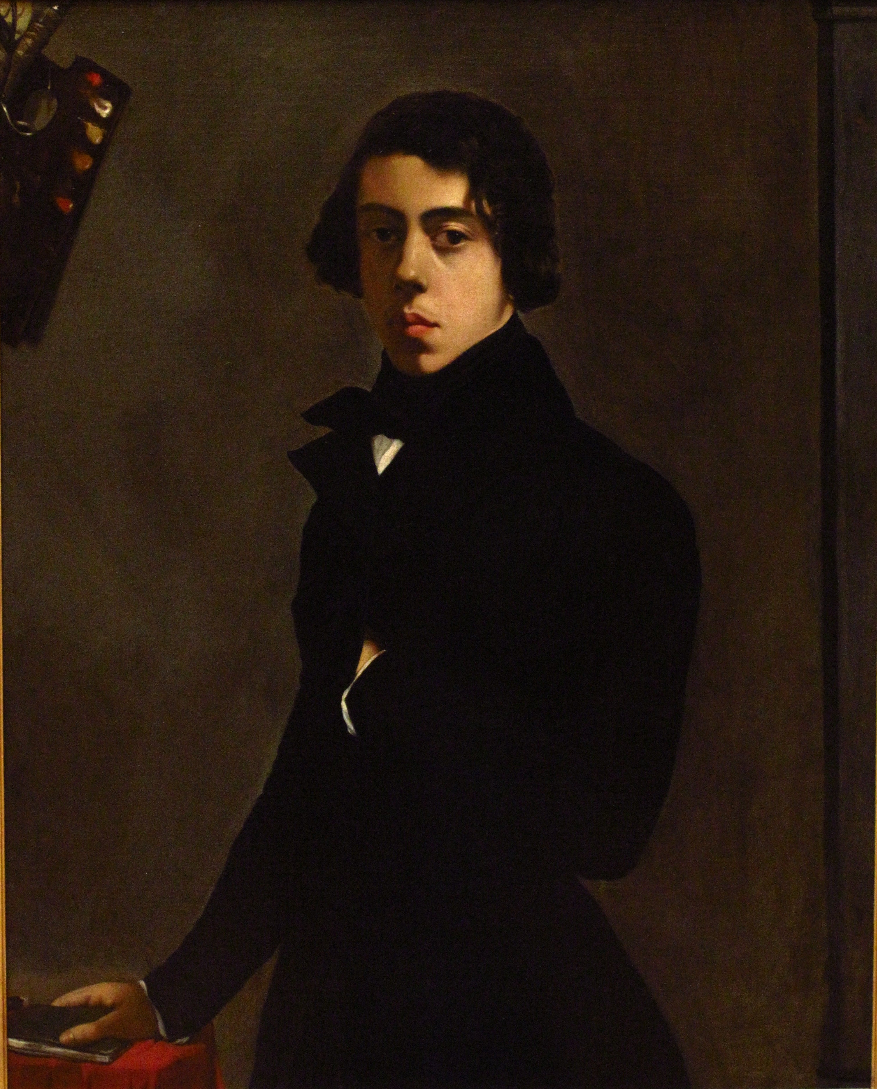 Self-Portrait in a Redingote - Theodore Chasseriau