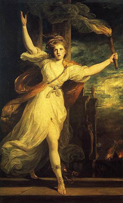 Thais of Ahens with Tourch - Joshua Reynolds