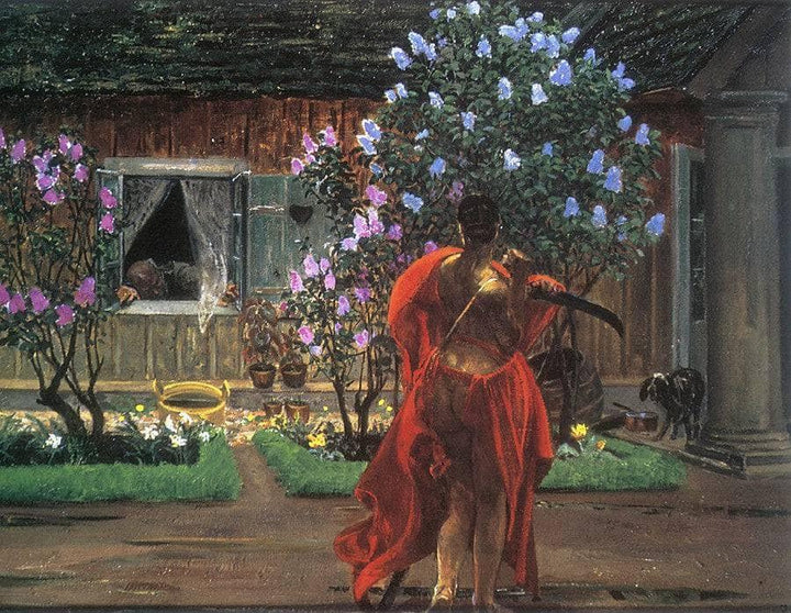Thanatos by Jacek Malczewski — hand-painted architectural oil painting reproduction on canvas