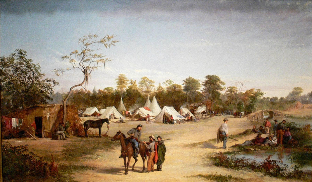 The 59th Virginian Infantry by Conrad Wise Chapman — hand-painted animal oil painting reproduction on canvas