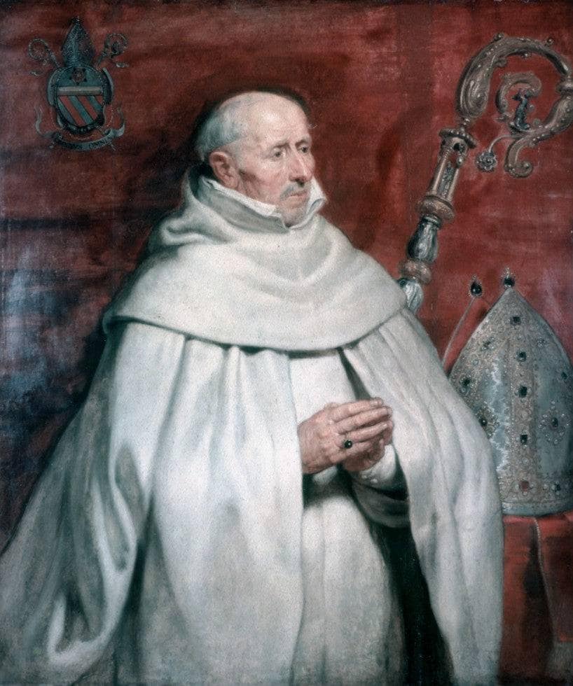 The Abbot of St. Michael's by Peter Paul Rubens — hand-painted portrait oil painting reproduction on canvas