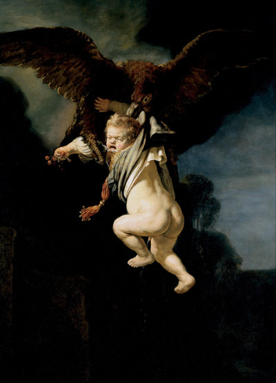 The Abduction of Ganymede in hallway