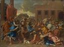 The Abduction of the Sabine Women by Nicolas Poussin — group oil painting wall art