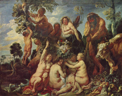 The Abundance of the Earth in living room