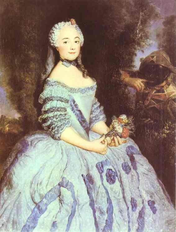 The Actress Babette Cochois - Antoine Pesne