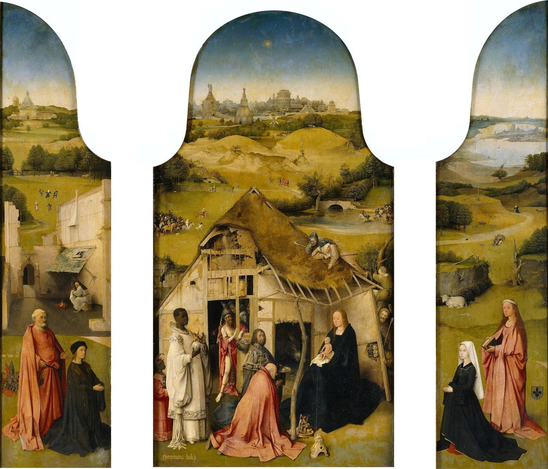 The Adoration of the Magi by Hieronymus Bosch — hand-painted cultural oil painting reproduction on canvas
