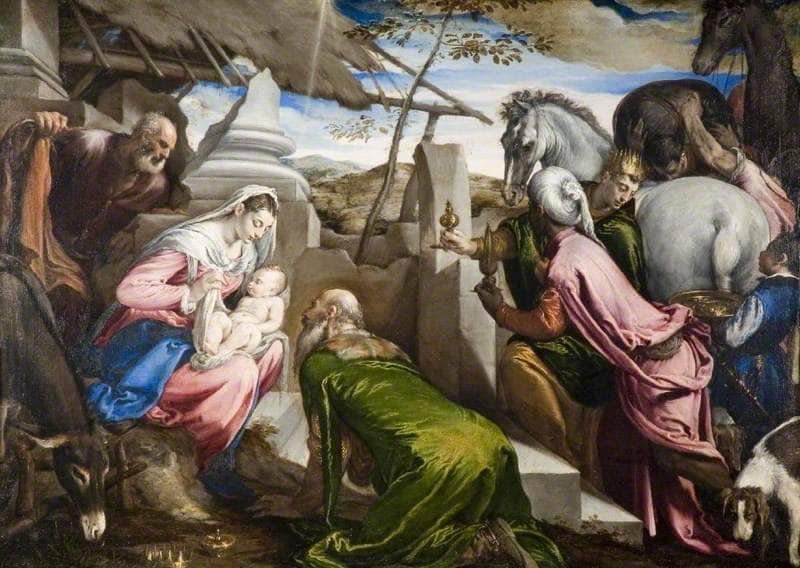 The Adoration of the Magi - Jacopo Bassano