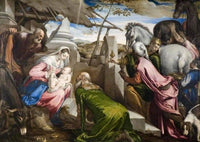 The Adoration of the Magi by Jacopo Bassano — hand-painted cultural oil painting reproduction on canvas