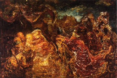 The Adoration of the Magi in dining room