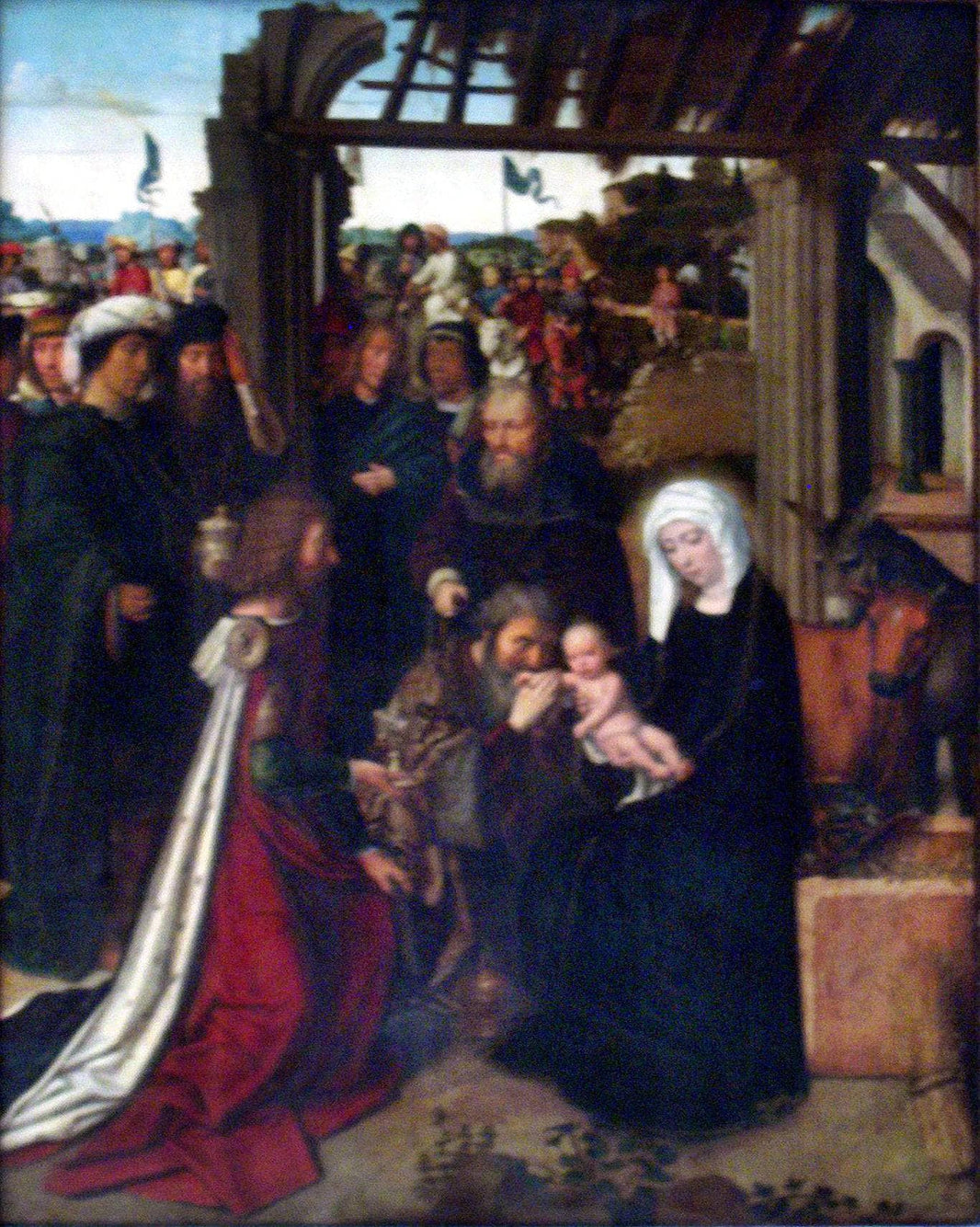 The Adoration of the Magi by Gerard David — hand-painted cultural oil painting reproduction on canvas