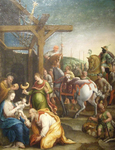 The Adoration of the Magi by Lavinia Fontana — oil painting reproduction