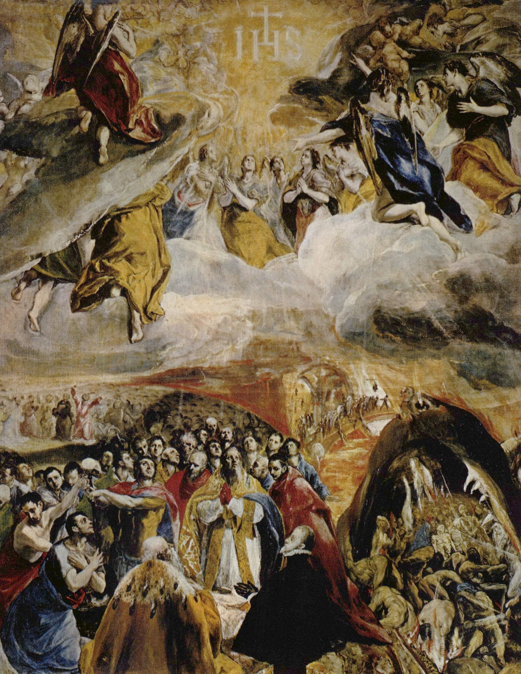 The Adoration of the Name of Jesus by El Greco — hand-painted cultural oil painting reproduction on canvas
