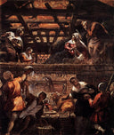 The Adoration of the Shepherds by Tintoretto — hand-painted cultural oil painting reproduction on canvas