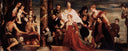 The Adoration of the Virgin by the Coccina Family by Paolo Veronese, religion oil painting wall art, Mannerism Late Renaissance