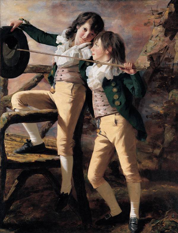 The Allen Brothers by Henry Raeburn, hand-painted portrait oil painting reproduction on canvas