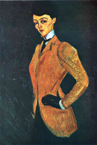 The Amazon by Amedeo Modigliani — hand-painted portrait oil painting reproduction on canvas