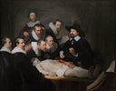 The Anatomy Lesson of Dr. Nicolaes Tulp by Rembrandt — group oil painting wall art, Baroque