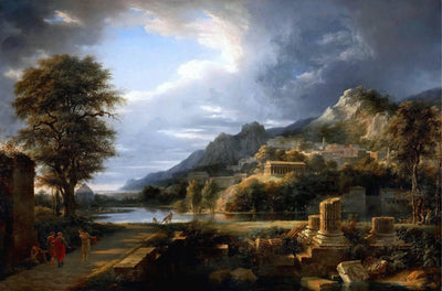 The Ancient City of Agrigento by Pierre-Henri de Valenciennes — oil painting reproduction