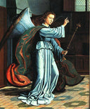 The Angel of the Annunciation by Gerard David — hand-painted cultural oil painting reproduction on canvas