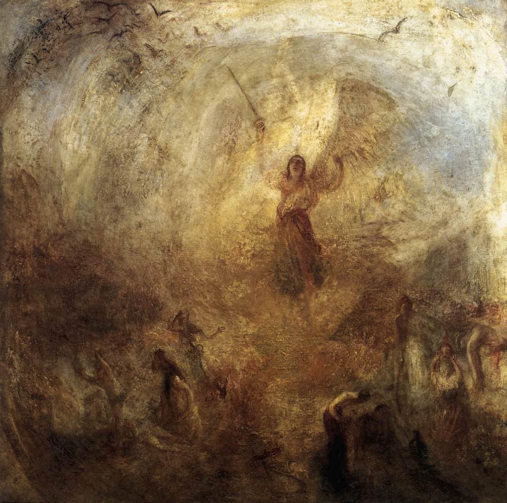 The Angel Standing in the Sun by J.M.W. Turner — hand-painted abstract oil painting reproduction on canvas