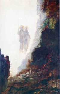 The Angels of Sodom by Gustave Moreau — hand-painted fantasy oil painting reproduction on canvas