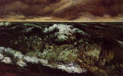 The Angry Sea in master bedroom