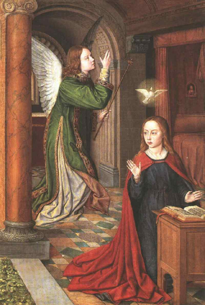 The Annunciation by Jean Hey — hand-painted cultural oil painting reproduction on canvas