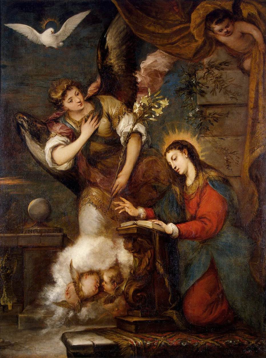 The Annunciation - José Antolínez