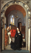 The Annunciation ((Polyptych of the Virgin, the wing) by Dirk Bouts — hand-painted cultural oil painting reproduction on canvas