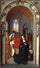 The Annunciation ((Polyptych of the Virgin, the wing) in modern living room