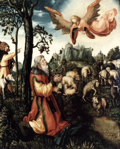 The Annunciation to Joachim in study