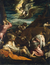 The Annunciation to the Shepherds by Jacopo Bassano — hand-painted cultural oil painting reproduction on canvas