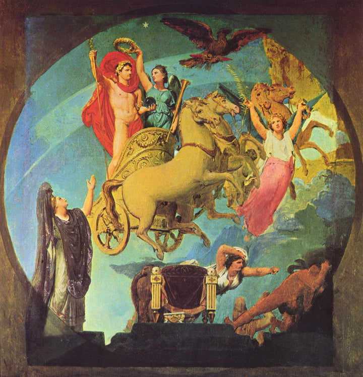 The Apotheosis of Napoleon I by Jean Auguste Dominique Ingres — hand-painted cultural oil painting reproduction on canvas