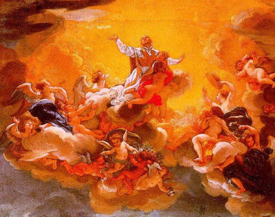 The Apotheosis of St. Ignatius by Giovanni Battista Gaulli — oil painting reproduction