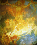 The Apotheosis of the Slavs by Alphonse Mucha — fantasy oil painting wall art, Symbolism