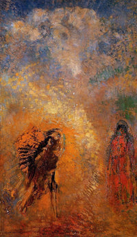 The Apparition by Odilon Redon — hand-painted abstract oil painting reproduction on canvas