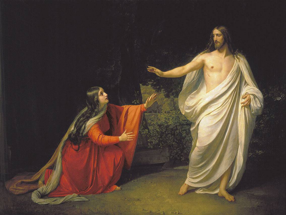 The Appearance of Christ to Mary Magdalene - Alexander Ivanov