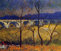 The Aqueduct by Paul Serusier — hand-painted botanical oil painting reproduction on canvas