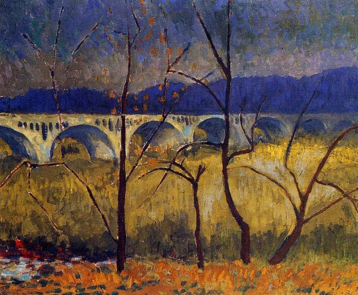The Aqueduct by Paul Serusier — hand-painted botanical oil painting reproduction on canvas