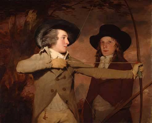 The Archers by Henry Raeburn — hand-painted portrait oil painting reproduction on canvas